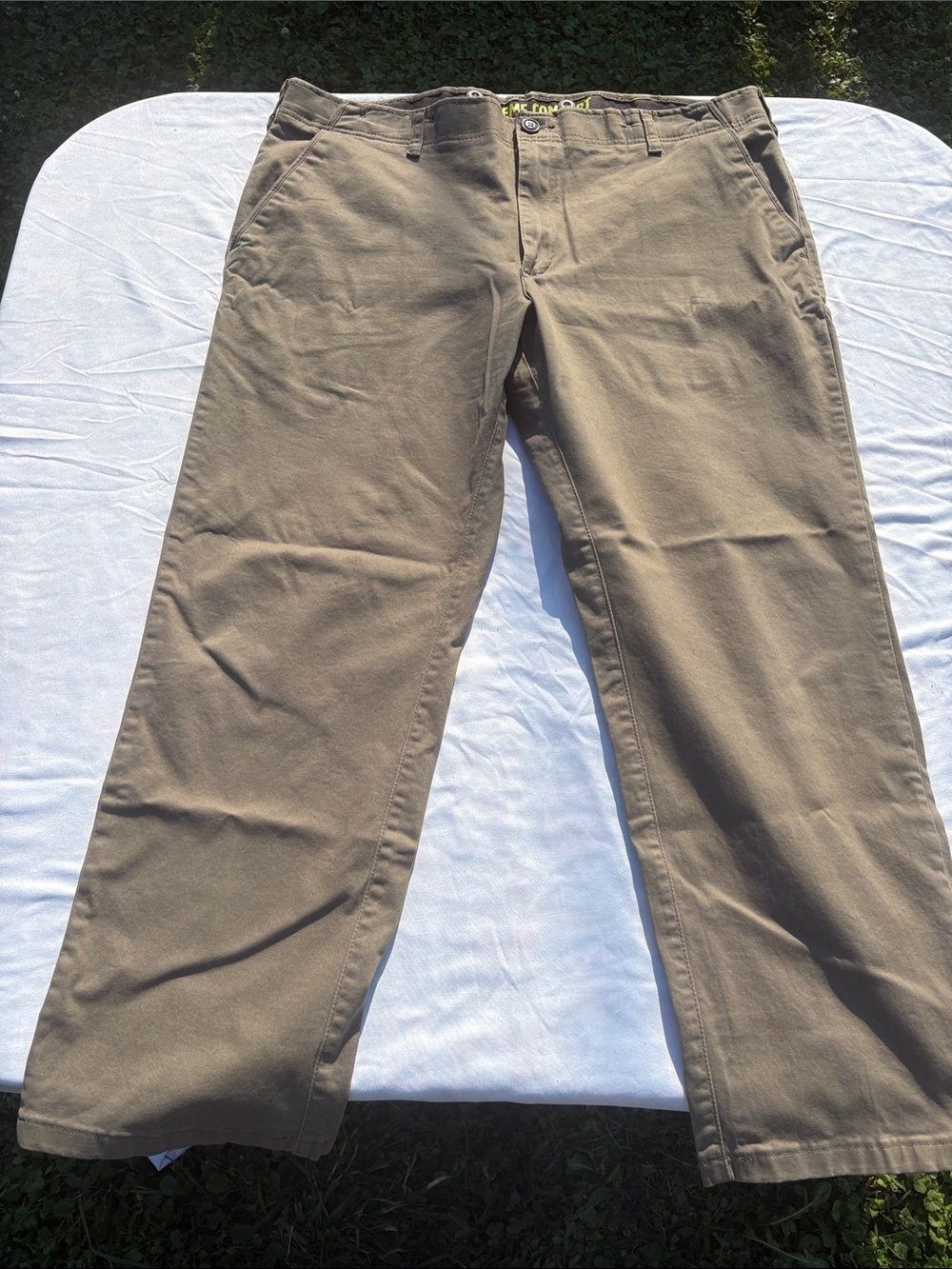 Lee Men's Extreme Comfort Chino Pants - Olive Green